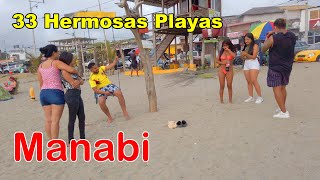 33 Playas Hermosas de MANABI ECUADOR 2023 TEMPORADA DE PLAYA EN ECUADOR [upl. by Oelc]