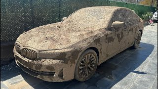 2 YEARS UNWASHED CAR  Wash the Dirtiest Bmw 5 Series [upl. by Copland917]