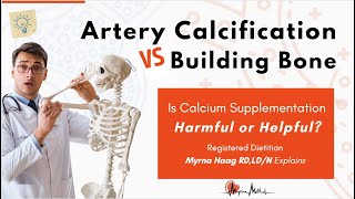 Building Bone vs Artery Calcification Registered Dietitians take on Calcium Supplementation [upl. by Aned]