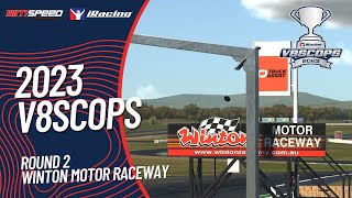 iRacing  2023 V8SCOPS  Round 2 at Winton Motor Raceway [upl. by Asalocin]