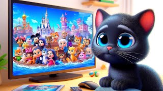 ¡10 SERIES ANIMADAS DE DISNEY JUNIOR CREADAS CON INTELIGENCIA ARTIFICIAL 🤯🐈‍⬛💙 [upl. by Sajovich201]