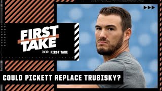 What does the Steelers drafting Kenny Pickett mean for Mitchell Trubisky and Mason Rudolph [upl. by Shutz]