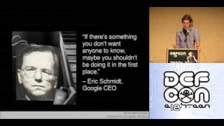 Defcon 18 Changing threats to privacy Moxie Marlinspike Part [upl. by Eednim14]