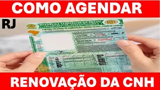 Como agendar renovação da Habilitação no Detran RJ [upl. by Reeva]