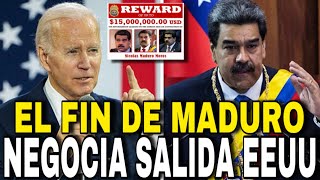 EL FIN DE MADURO NEGOCIA UNA SALIDA CON EEUU [upl. by Odoric]