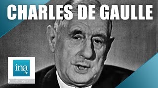 Les petites phrases du général de Gaulle  Archive INA [upl. by Airtened392]