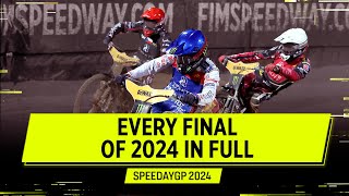 The Captivating Climaxes of EVERY ROUND in 2024  FIM Speedway Grand Prix [upl. by Nohsyt]