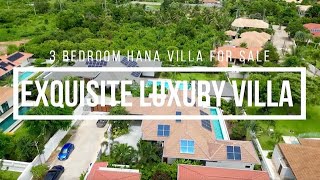 Stunning 3Bedroom Pool Villa for Sale in Khao Kalok at Hana Mauka [upl. by Radie291]