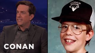 Ed Helms’ Childhood Nickname Was Chuck E Cheese  CONAN on TBS [upl. by Hnid695]