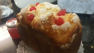 Rosquipanroscón de reyes en panificadora [upl. by Dorice]