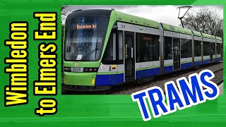 Wimbledon to Elmers End  FULL JOUNREY  London Trams via East Croydon TfL [upl. by Iffar479]