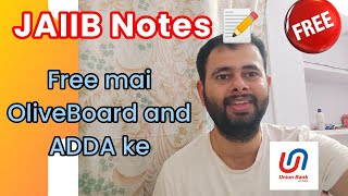 JAIIB Notes PDF free mai OliveBoard Adda247 k [upl. by Garnett]