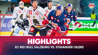 Highlights CHLAuftakt gegen Stavanger Oilers  EC Red Bull Salzburg [upl. by Arytas]