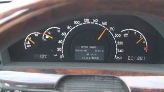 Mercedes S 400 V8 biturbo diesel chipped acceleration 0220kmh [upl. by Veedis73]