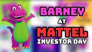 Barney Updates at 2024 Mattel Virtual Investor Day [upl. by Llessur]