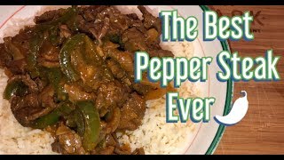 Quick Easy Pepper Steak by Chef Bae [upl. by Amo]