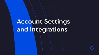 Account Settings and Integration  Notify Me [upl. by Gromme145]