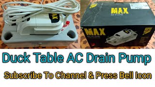 HVAC Drain Pump  Duck Table amp Pakage Drain Pump  Cooling Zone [upl. by Ahsita]