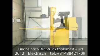 Jungheinrich Rechtruck triplomast  sideshift ETV 214 [upl. by Knut]