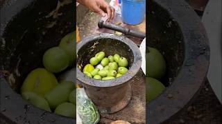 Green Olive Recipe  Masala Mix Jolpai Vorta shorts streetfood asmr recipe [upl. by Maida401]