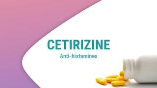 cetirizine  Antihistamines  Drug of the Day [upl. by Uamak]