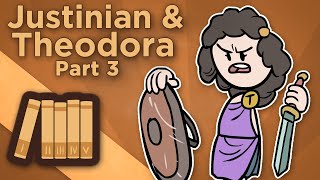 Byzantine Empire Justinian and Theodora  Purple is the Noblest Shroud  Extra History  Part 3 [upl. by Ayotl]