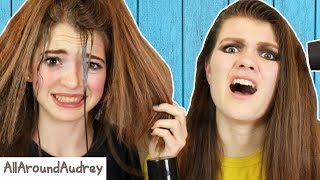 RECREATING 80S HAIRSTYLES WE DID WHAT TO OUR HAIR  AllAroundAudrey [upl. by Thera]