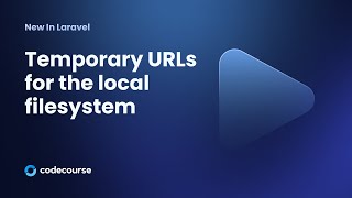 New in Laravel 11 Temporary URLs for the local filesystem [upl. by Krenek719]