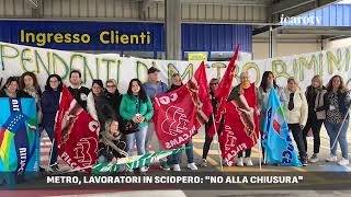 🔴🟢🔵✊ 𝗡𝗼𝗻 𝗺𝗼𝗹𝗹𝗶𝗮𝗺𝗼 𝗱𝗶 𝘂𝗻 𝗰𝗲𝗻𝘁𝗶𝗠𝗘𝗧𝗥𝗢  No alla chiusra di Metro nel servizio di ICARO TV [upl. by Atnohs952]