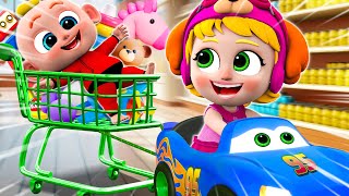 Grocery Store🛒 Baby Goes Shopping Song  Rescue The Baby missing More Nursery Rhymes amp Kids Songs [upl. by Reiko]