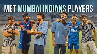 Meeting Mumbai Indians players at Wankhede before IPL  Vlog 70 [upl. by Idna]