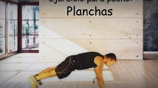 Planchas  Ejercicio para pecho [upl. by Liuka5]