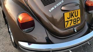 Volkswagen Beetle 1303  Bradley James Classics [upl. by Eisle364]