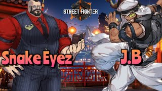 SF6 JBRashid vs Snake EyezZangief High Level Street Fighter 6 [upl. by Etra]