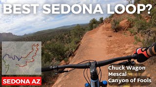 Sedona MTB  Chuck Wagon Mescal and Canyon of Fools  Best Sedona Loop 4K Pivot Trail429 [upl. by Glanti625]