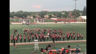 Natrona County High School marching band plays at season opener [upl. by Guenna]