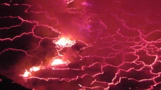 Nyiragongo volcano Democratic Republic of Congo 5th September 2016 [upl. by Nonahs990]