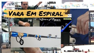 Vara Em Espiral Spiral Wrap Rods Resiste a Grandes Puxadas evertonduran dicasdepesca fishing fy [upl. by Bogey]