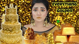 I used ONLY Golden Things for 24 HOURS  GONE EXTREME  Nilanjana Dhar [upl. by Sillyrama]