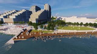 425 Medford Street Charlestown Massachusetts  Waterfront Flythrough Visualization [upl. by Noiz]