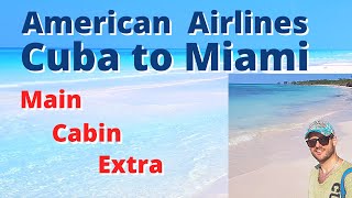 Wanna see a Spectacular Flight American Airlines from Cuba to the USA [upl. by Buote]