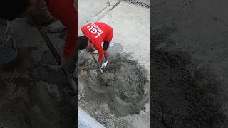 Drypack mixing cement construction tiles shortvideo [upl. by Ramsden]