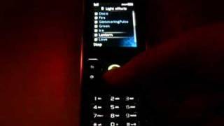 Sony Ericsson S500i Light Effects [upl. by Anirehs317]