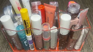 🗑️ Decluttering My Lip Care Collection 💄 Gloss Plumping Sounds caarmynjaay ASMR [upl. by Huang782]