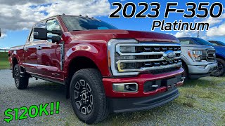 LUXURY TRUCK 2023 Ford F350 Platinum Review [upl. by Iaj410]