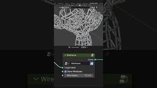 Procedural Wireframe  Blender [upl. by Flight519]