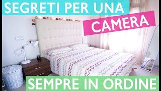 Organizzazione CASA  CAMERA PERFETTA E SEMPRE IN ORDINE [upl. by Ennovy]