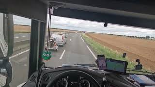 Откъси от Курса до Германия 1 част  Partie de trajet en Allemagne1ère Partie  Trucking [upl. by Milburn]