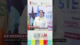 Dr Beensh Israr brings her passion for interdisciplinary learning STEAM Conference [upl. by Towers]