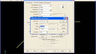 SURFCAM Tutorial  2Axis Advanced Contour Machining  Open Contour [upl. by Ytnom220]